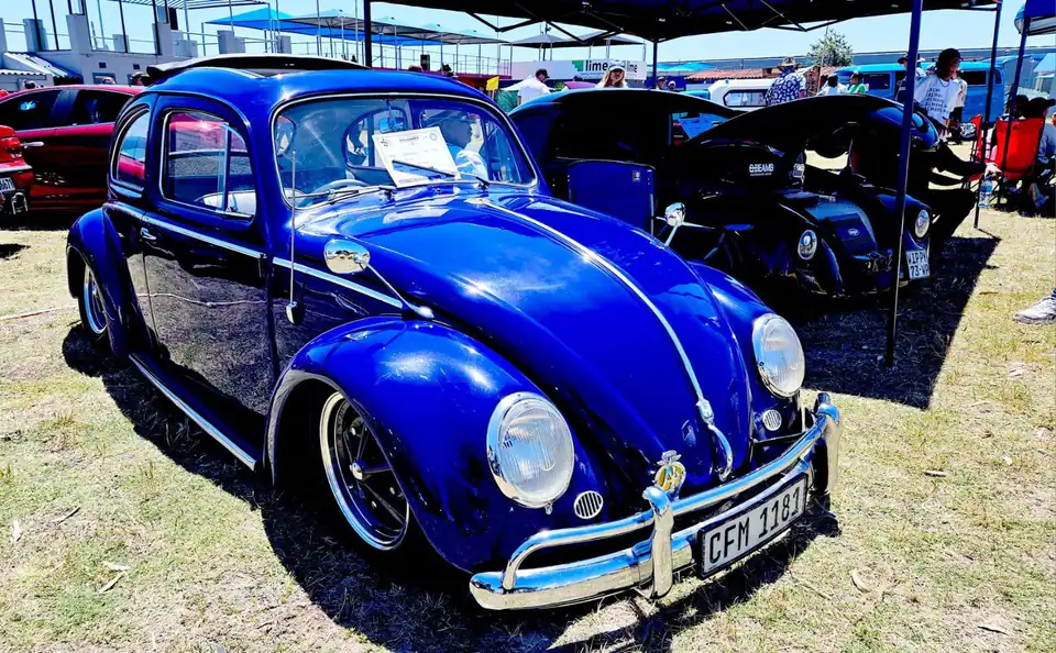 Blue Volkswagen Beetle