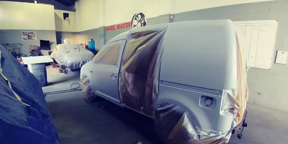 VW Caddy bodywork in progress